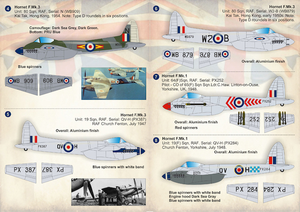 De Havilland DH.103 Hornet PRS72-244