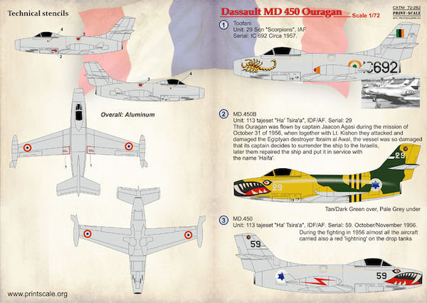 Dassault MD450 Ouragan PRS72-262
