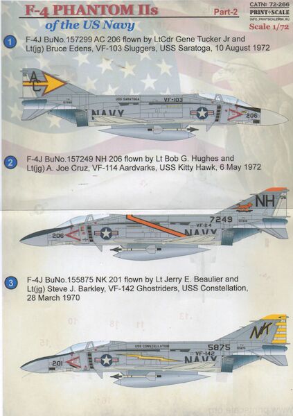 F4 Phantom II US Navy Part 2 PRS72-266