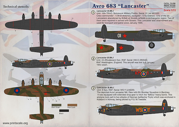 Avro Lancaster PRS72-296