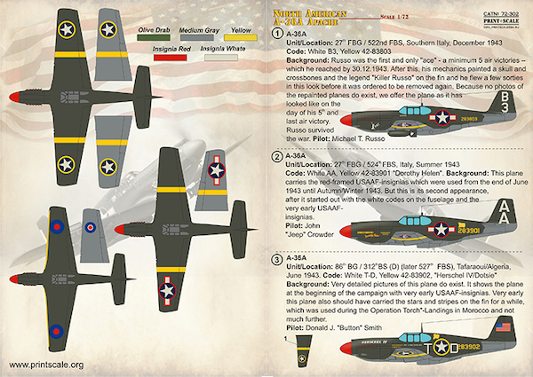 North American A36A Apache  PRS72-302