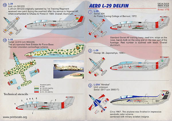 Aero L29 Delfin  PRS72-318