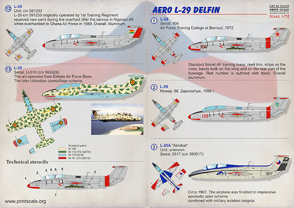 Aero L29 Delfin PRS72-318
