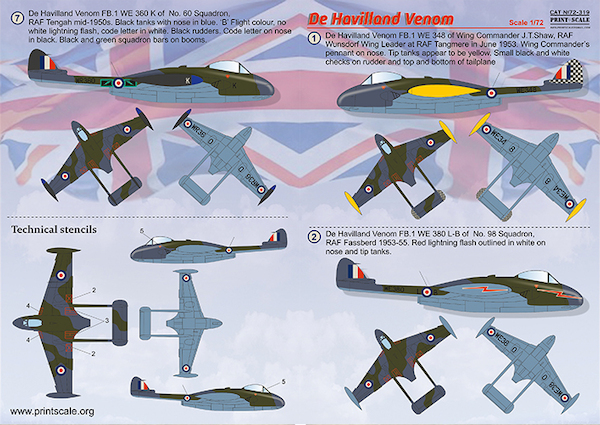 De Havilland Venom  PRS72-319
