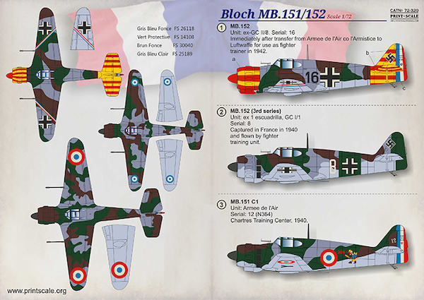 Marcel Bloch MB151-MB152  PRS72-320