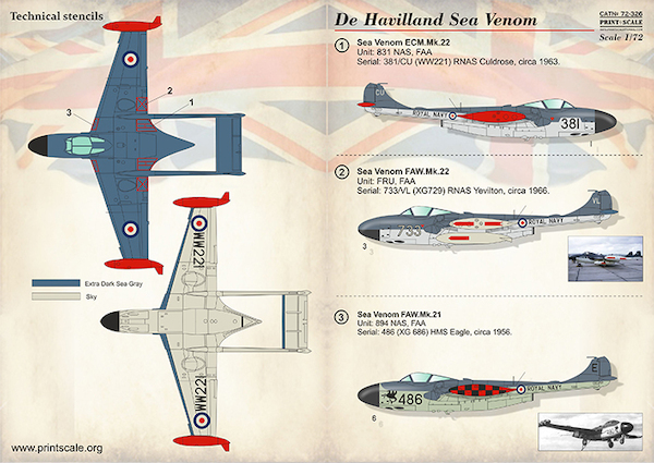 De Havilland Sea Venom  PRS72-326