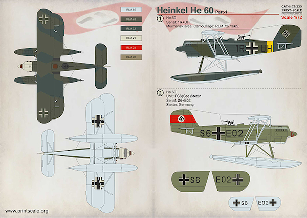 Heinkel He60 Part 1 PRS72-330