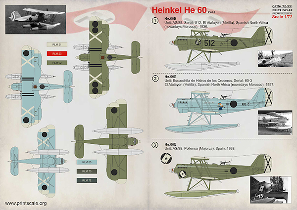Heinkel He60 Part 2  PRS72-331