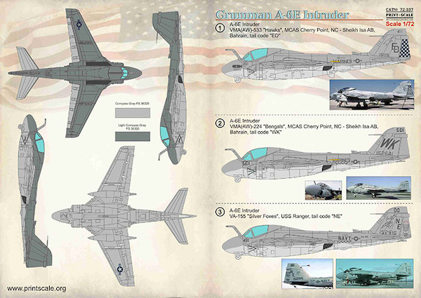 Grumman A6E Intruder  PRS72-337