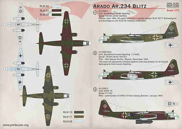 Arado AR234 Blitz PRS72-341