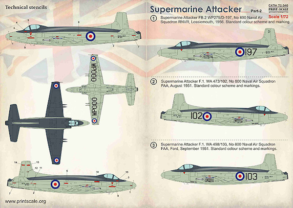 Supermarine Attacker part 2 (Royal Navy) PRS72-346