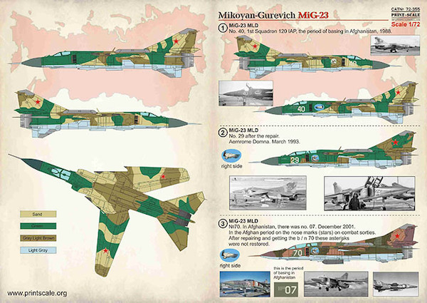 Mikoyan MiG23MLD Flogger (USSR)  PRS72-355
