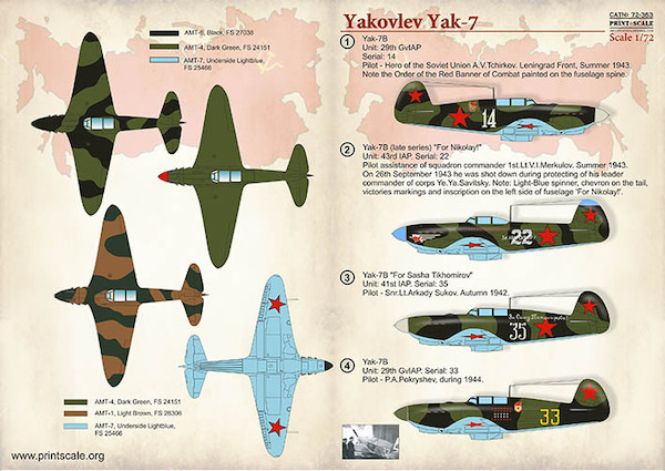 Yakovlev Yak7  PRS72-363