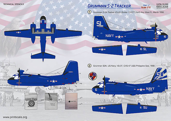 Grumman S2 Tracker Part 2 (US Navy)  PRS72-389