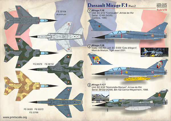 Dassault Mirage F1 Part 2  PRS72-397