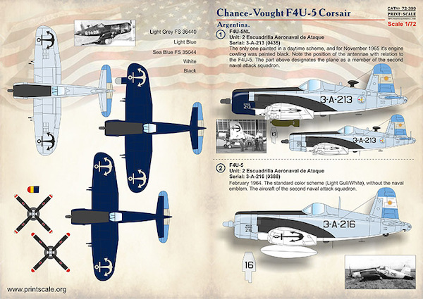 Chance Vought F4U-5 Corsair  PRS72-399