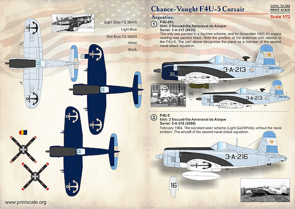 Chance Vought F4U-5 Corsair PRS72-399