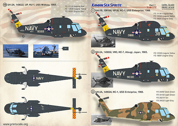 Kaman UH2A/B Sea Sprite Part 1  PRS72-400