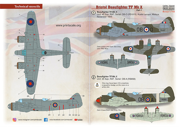 Bristol Beaufighter TF MkX  PRS72-416