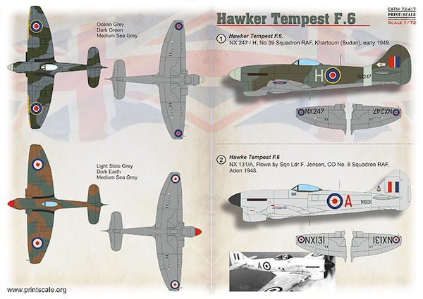 Hawker Tempest F6  PRS72-417