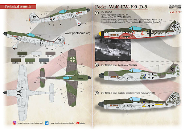 Focke Wulf FW190D-9 Part 1 PRS72-429