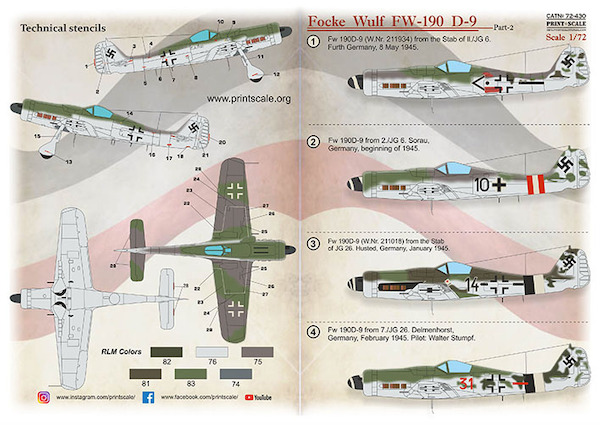 Focke Wulf FW190D-9 Part 2 PRS72-430