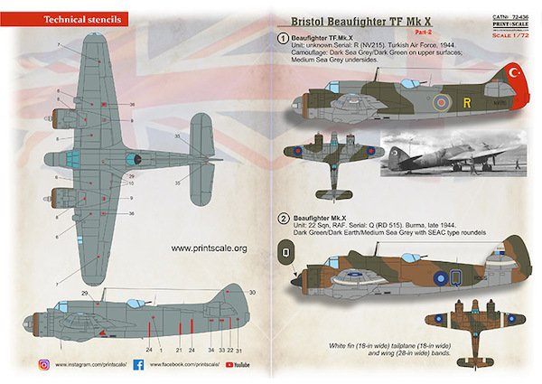 Bristol Beaufighter TF MkX Part 2 PRS72-436