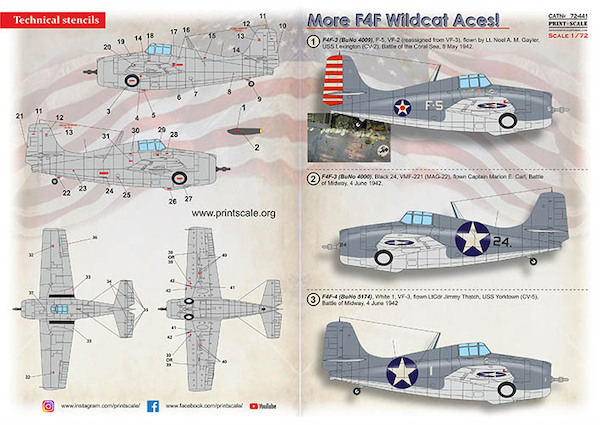 More F4F Wildcat Aces  PRS72-441