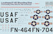 Lockheed F80 Shooting Star 'Commanding officer Mounte:: USA and Europe Part 1  PRS72-447