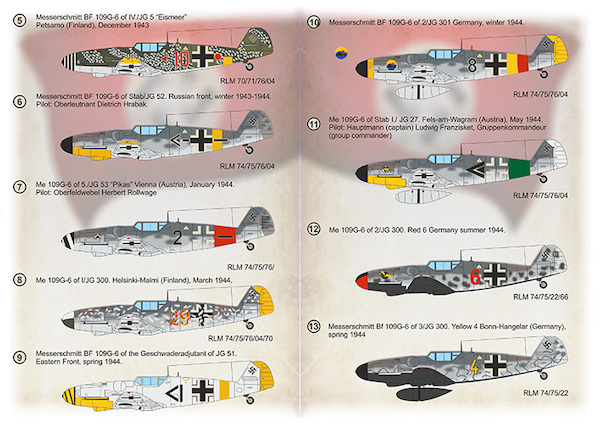 Messerschmitt Bf109G-6  PRS72-455