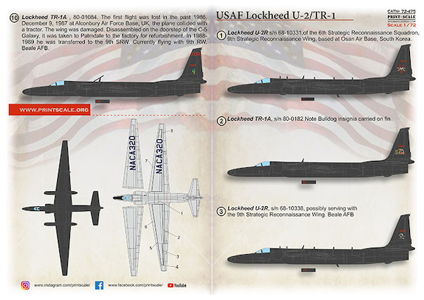 Lockheed U-2/TR-1 PRS72-475