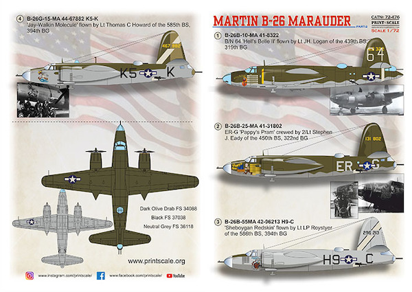 Martin B26 Marauder Part 2 PRS72-476