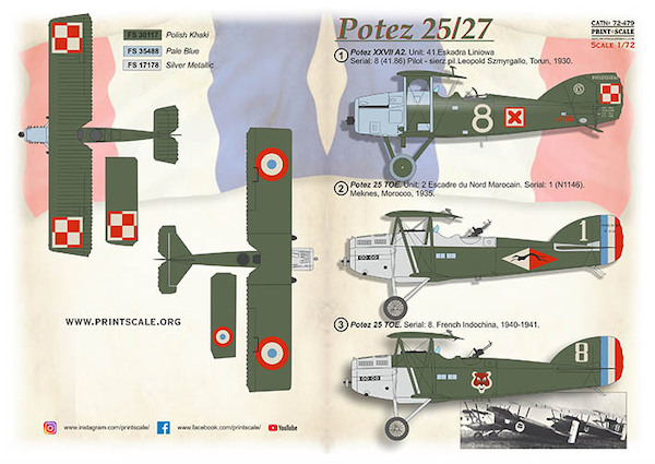 Potez 25/27 (French, Croat, and Polish AF) PRS72-479