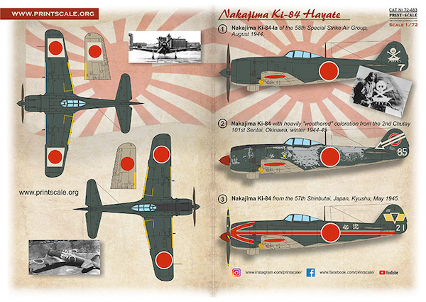 Nakajima Ki-84 Hayate "Frank" PRS72-483
