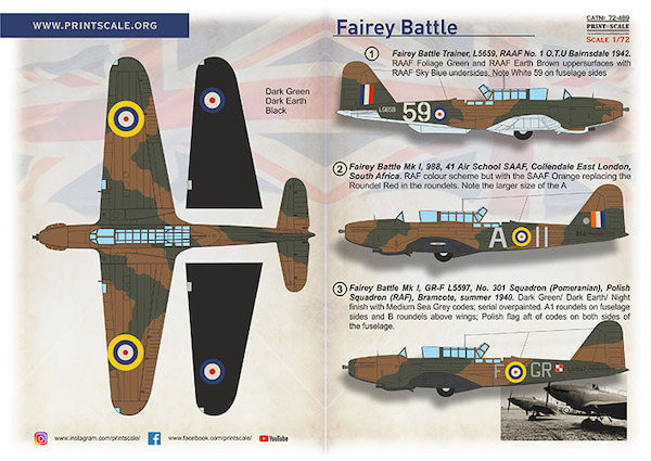 Fairey Battle Part 2 PRS72-489