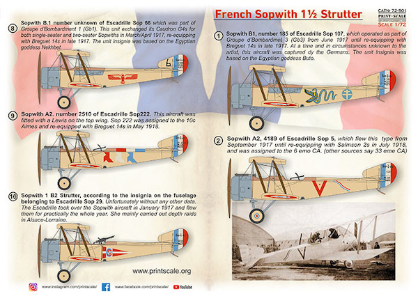 French Sopwith 1½ Strutter PRS72-501