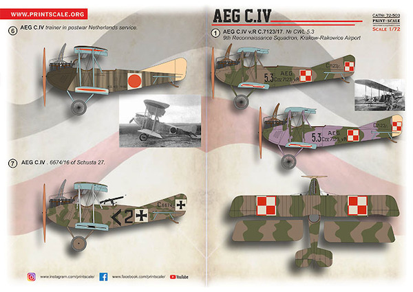 AEG C.IV (German, Polish  and DUTCH!)  PRS72-503