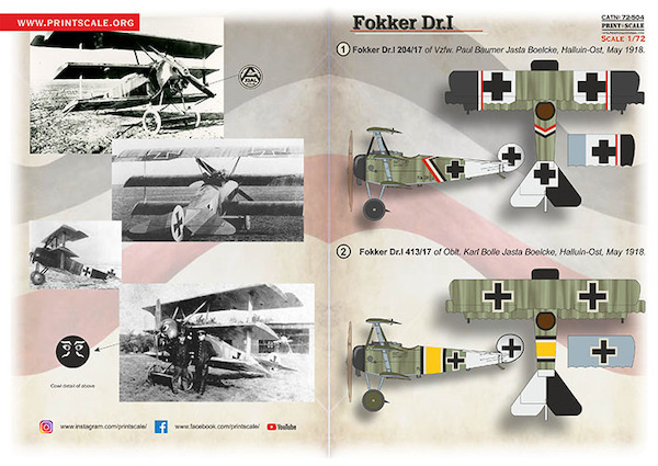 Fokker Dr I PRS72-504
