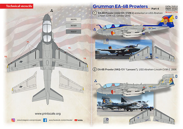 Grumman EA6B Prowler Part 4 PRS72-512