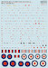 Hawker Hunter RAF basic stencil PRS72-520