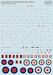 Hawker Hunter RAF basic stencil  PRS72-520