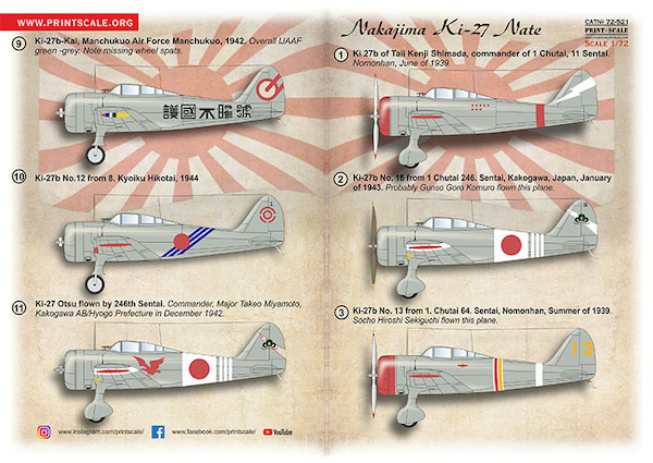 Nakajima Ki-27 Nate PRS72-521