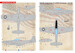 North-American P-51B/P-51D Mustang Technical stencils.  PRS72-522