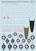 North-American P-51B/P-51D Mustang Technical stencils. PRS72-522