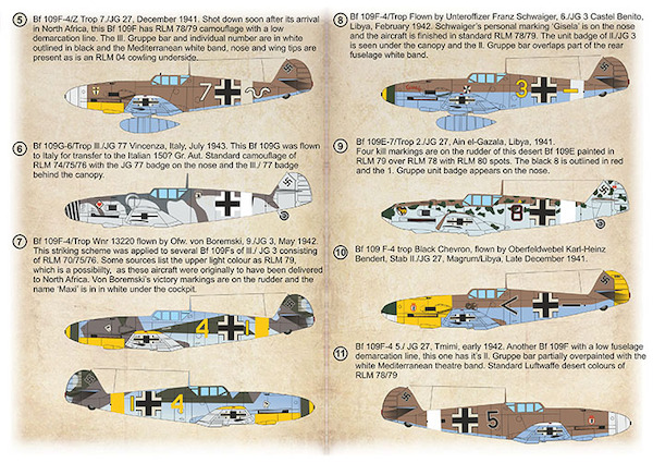 Messerschmitt Bf109 Tropical  PRS72-533