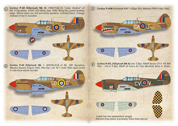 Curtiss P-40 Warhawk, Tomahawk, Kittihawk  PRS72-541