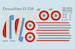 Dewoitine D.520 mask +decal +3D Instrument panel decal PSM48004