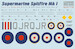 Supermarine Spitfire Mk.1 mask + decal  PSM72001
