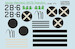 Savoia-Marchetti SM.79 mask + decal  PSM720012