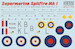 Supermarine Spitfire Mk.1 mask + decal  PSM72004